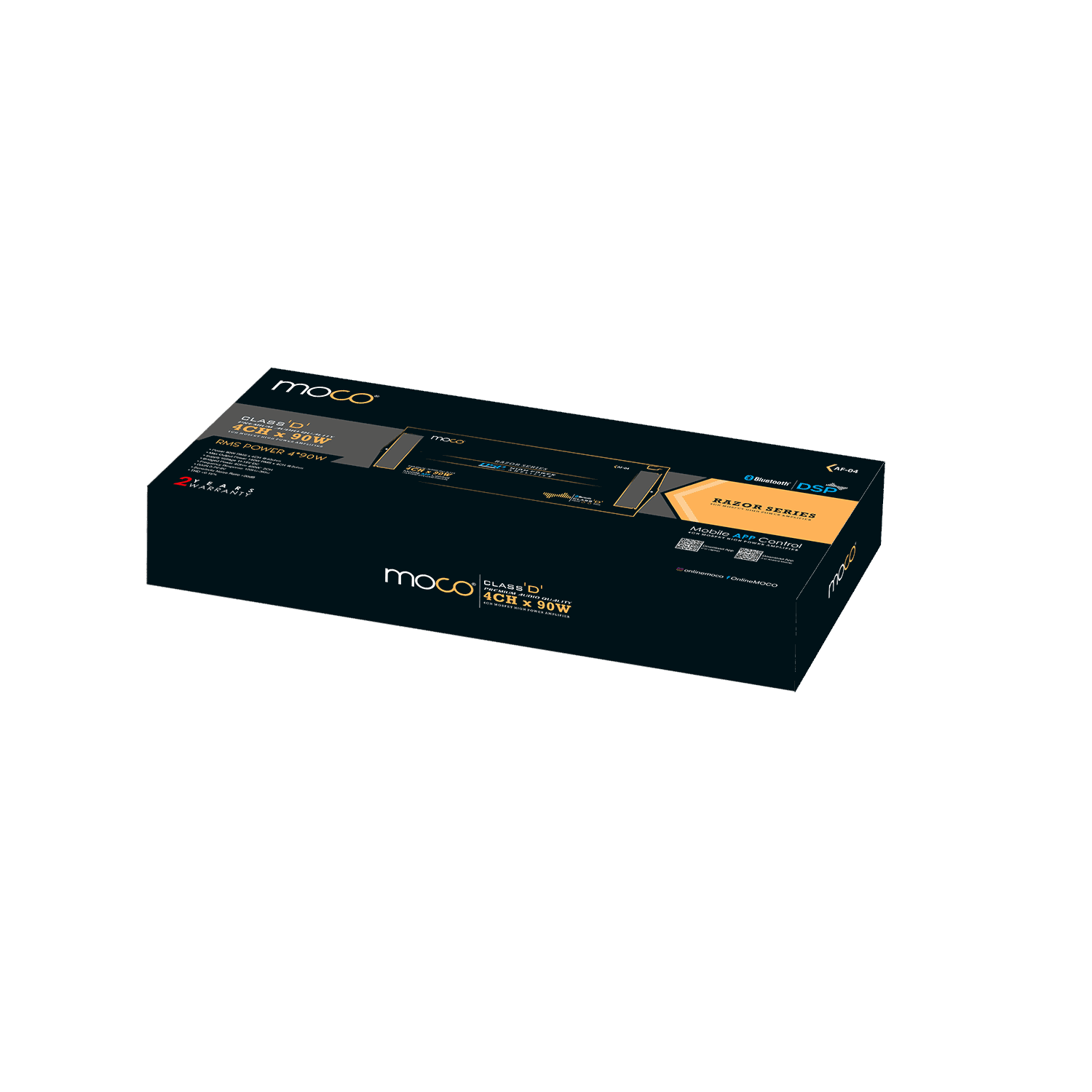 AF-04 | 4 Channel Smart Mini Amplifier with Mobile App Control (RMS 4*90W) - Image 4