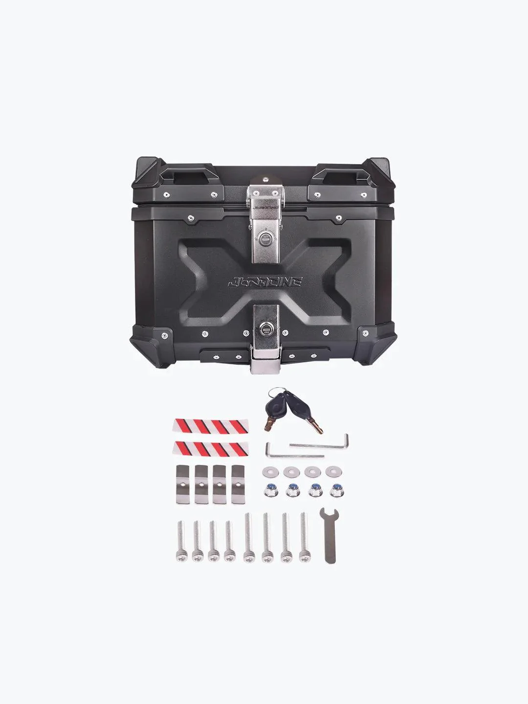 Jb Racing Top Case 45L Black Premium With Back Rest Pad - Image 6