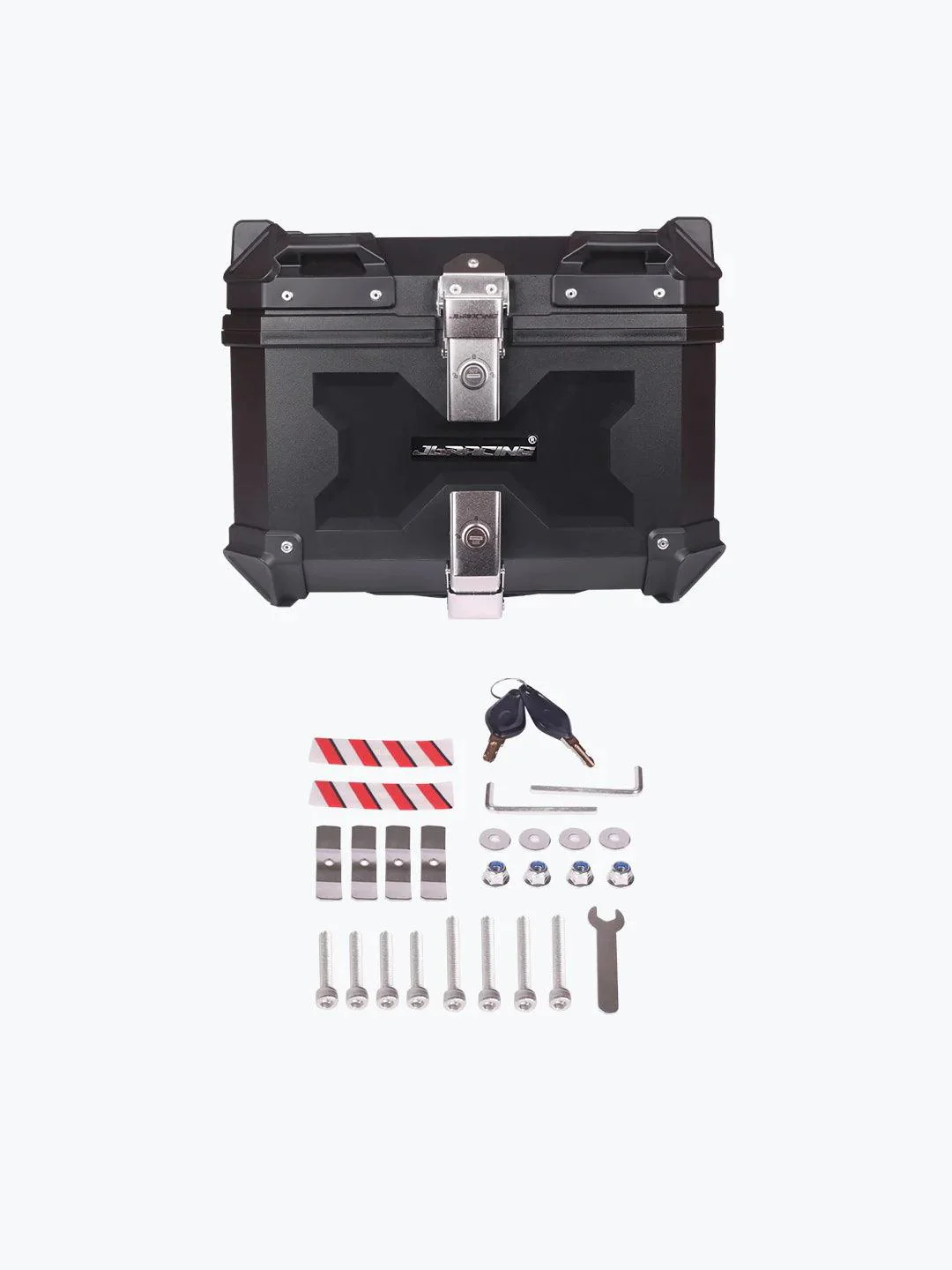 Jb Racing Top Case 45L Economy Black With Backrest Pad - Image 7