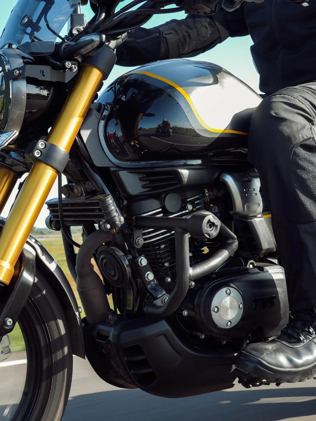 JB TVS Ronin Crashguard With Mat Slider - Image 5