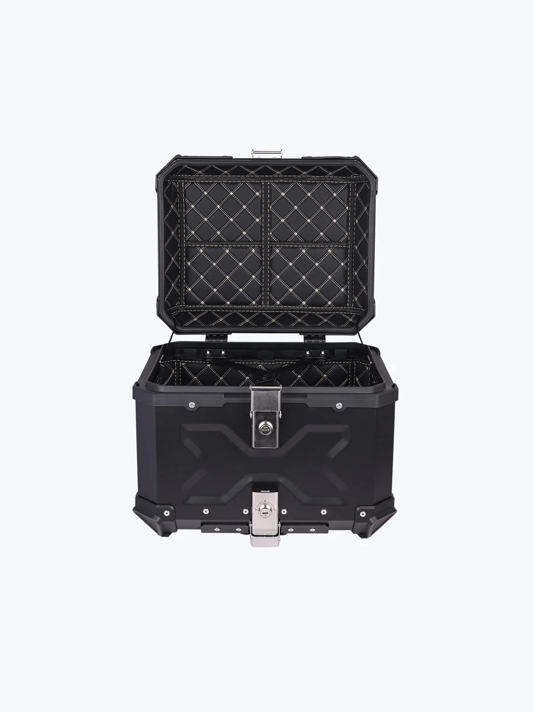 Top Box 45L X Aluminium Black With Backrest Pad - Image 3