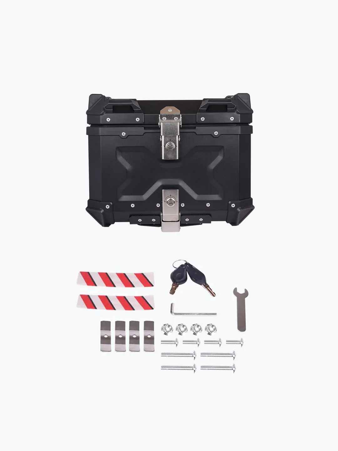 Top Box 45L X Aluminium Black With Backrest Pad - Image 5